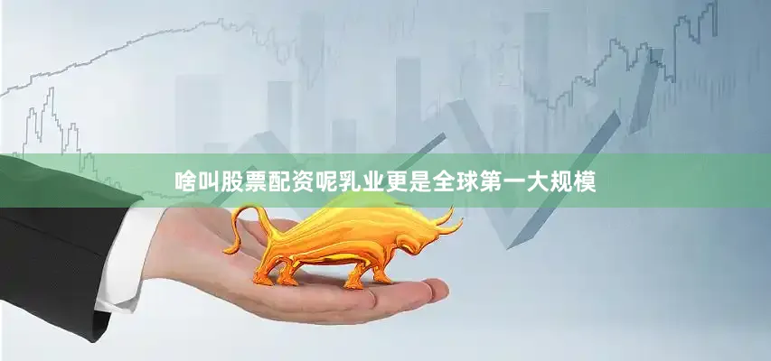 啥叫股票配资呢乳业更是全球第一大规模